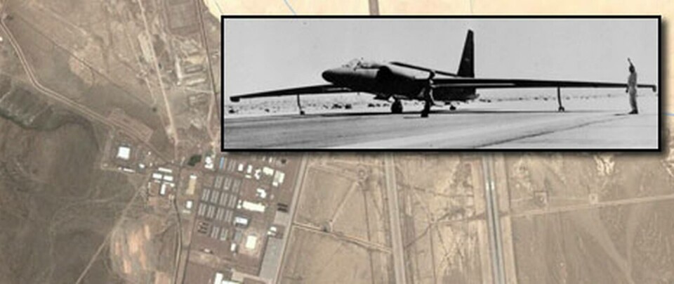I den nu släppta rapporten om Area 51 finns detaljer om hur övervakningsplanet U-2 spionflög över Sovjetunionen. Foto: Google Earth och CIA I den nu släppta rapporten om Area 51 finns detaljer om hur övervakningsplanet U-2 spionflög över Sovjetunionen. Foto: Google Earth och CIA
