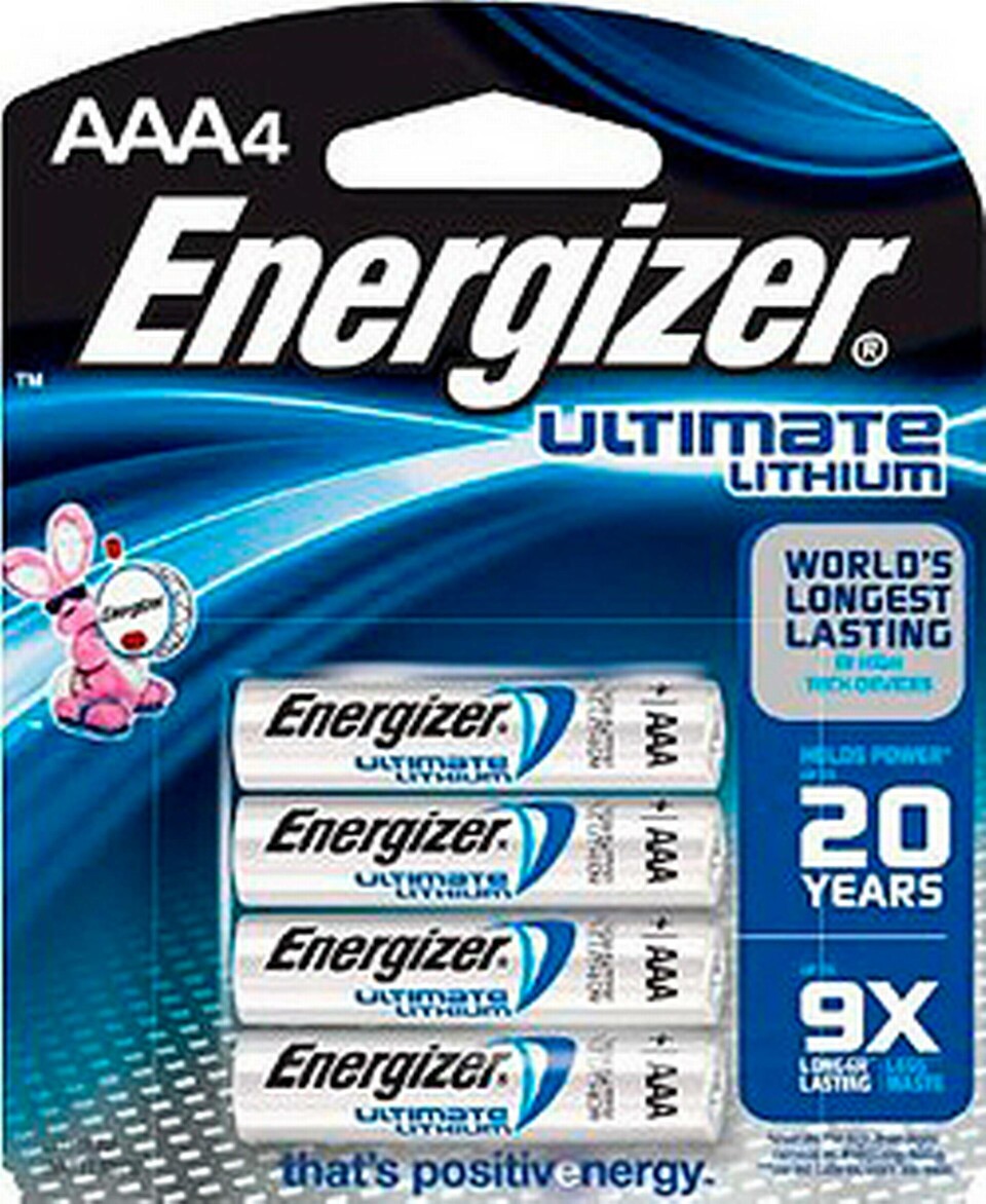 Hur bra är ett litiumbatteri egentligen? Det är inte batterierna på bilden som nämns i artikeln. De här utlovar ”9X longer lasting”. Hur bra är ett litiumbatteri egentligen? Det är inte batterierna på bilden som nämns i artikeln. De här utlovar ”9X longer lasting”.