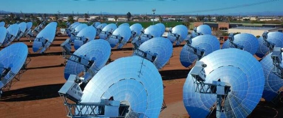 Maricopa Solar i närheten av staden Phoenix i Arizona i USA. Foto: Tessera Solar