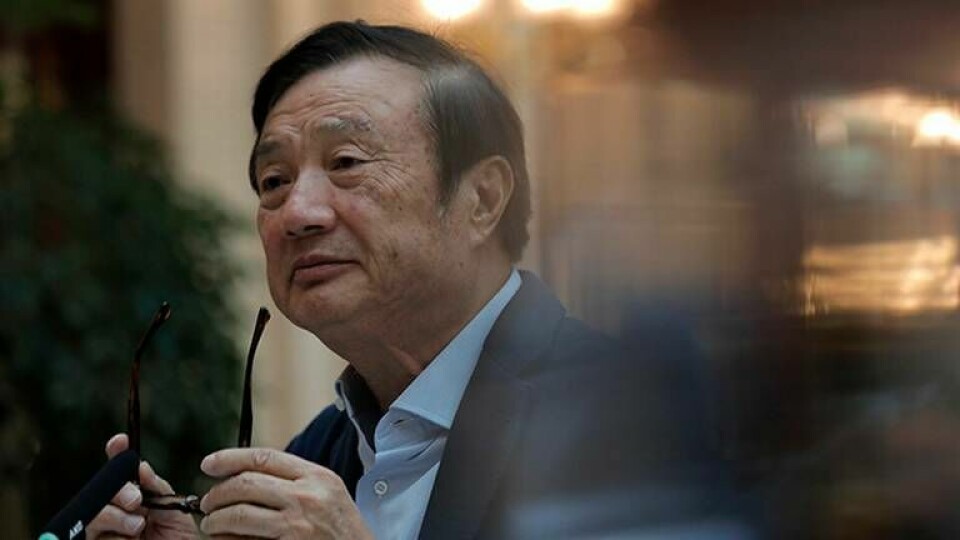 'USA underskattar vår styrka', sa Huaweis grundare Ren Zhengfei i en färsk intervju. Foto: TT