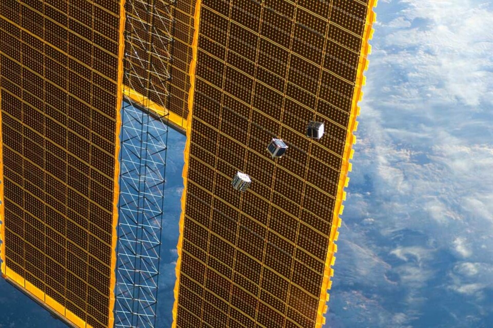 Mikrosatellit från Uppsala släppt från ISS