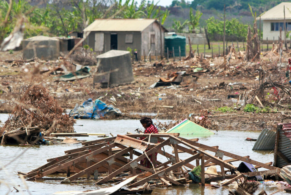 Ön Nomuka i Tonga 26 februari 2022. Ön drabbades av en tsunami efter undervattenvulkanen Hunga Tonga–Hunga Ha'apais utbrott. Foto: LSCSO Rye Huckel/Royal Australian Navy via AP/TT Ön Nomuka i Tonga 26 februari 2022. Ön drabbades av en tsunami efter undervattenvulkanen Hunga Tonga–Hunga Ha'apais utbrott. Foto: LSCSO Rye Huckel/Royal Australian Navy via AP/TT