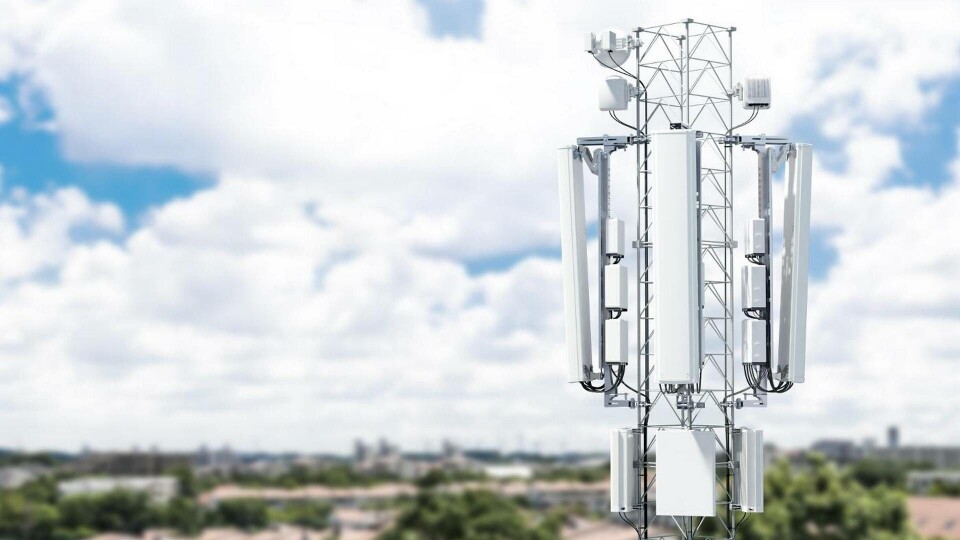 En 5g-mast med antenner från Ericsson. Foto: Ericsson En 5g-mast med antenner från Ericsson. Foto: Ericsson