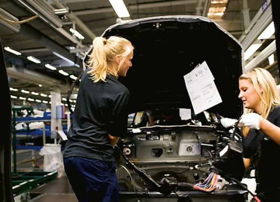 Volvo Cars har ökat takten på bandet. Foto: Joakim Roos Volvo Cars har ökat takten på bandet. Foto: Joakim Roos