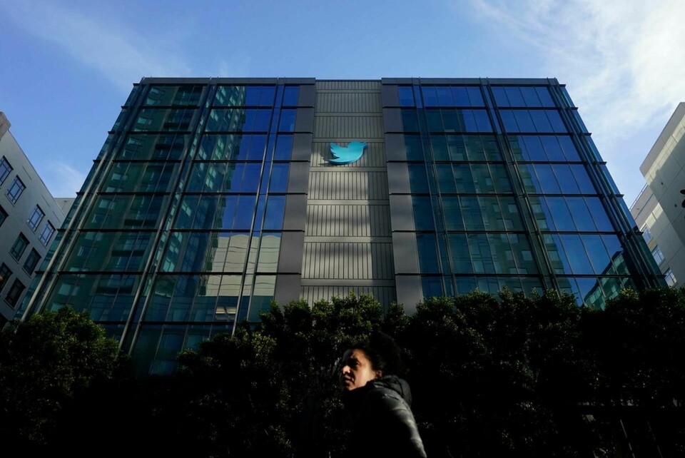 Twitters huvudkontor i San Francisco. Arkivbild. Foto: Jeff Chiu TT/AP