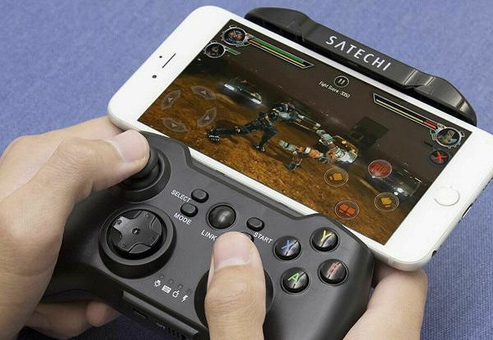 Spelkontrollen kan användas med mobiler för de vanligaste operativsystemen. Foto: Satechi