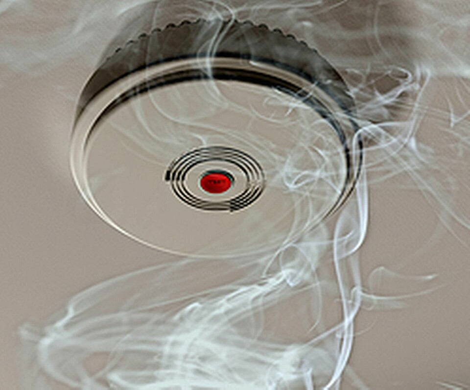 Sprej och varma duschar bör inte användas i närheten av brandlarm. Foto: All over press