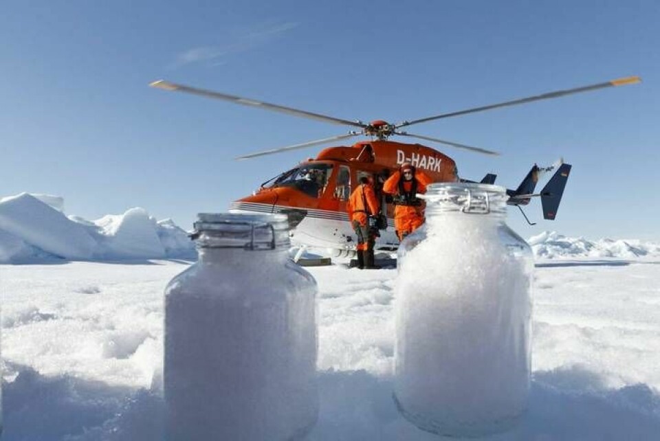 Forskare har hittat mikroplaster i prover från Arktis. Foto: Kajetan Deja