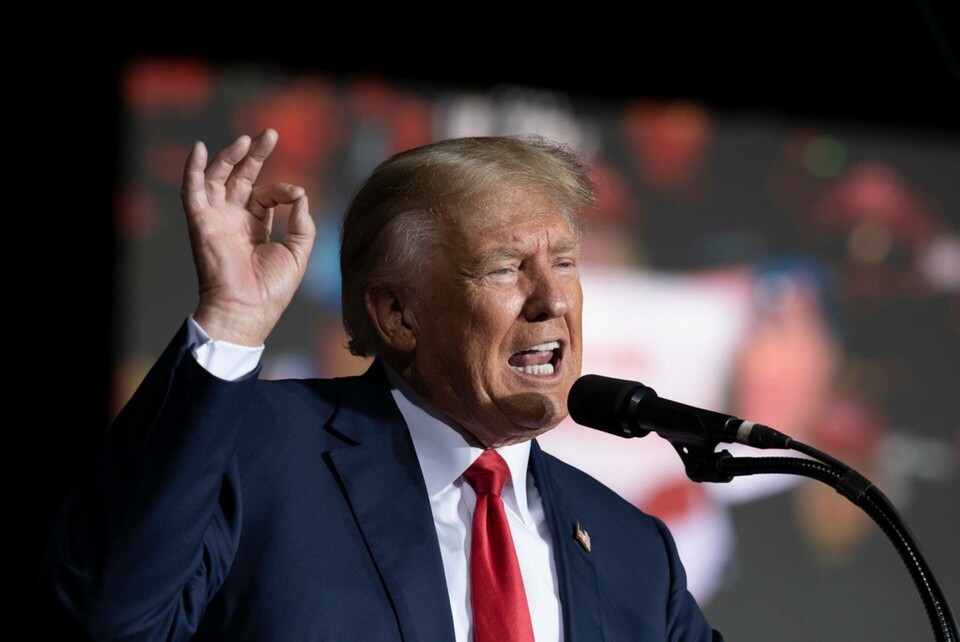USA:s tidigare president Donald Trumps sociala nätverk Truth Social släpps in i värmen. Foto: José Luis Villegas/AP/TT USA:s tidigare president Donald Trumps sociala nätverk Truth Social släpps in i värmen. Foto: José Luis Villegas/AP/TT