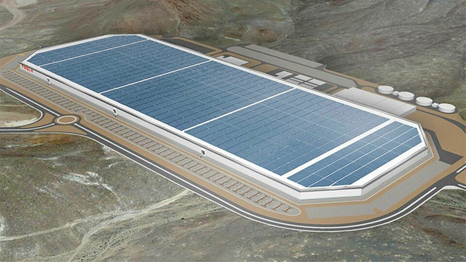 Teslas Gigafactory. Foto: Tesla
