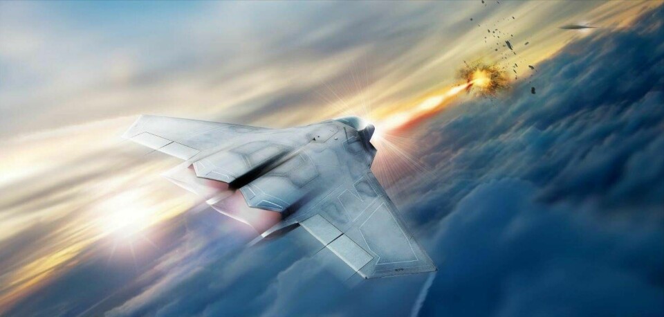 Lockheed Martin samarbetar med det amerikanska flygplanet om att utveckla stridslasrar som kan skjuta ner missiler. Foto: Air Force Research Lab