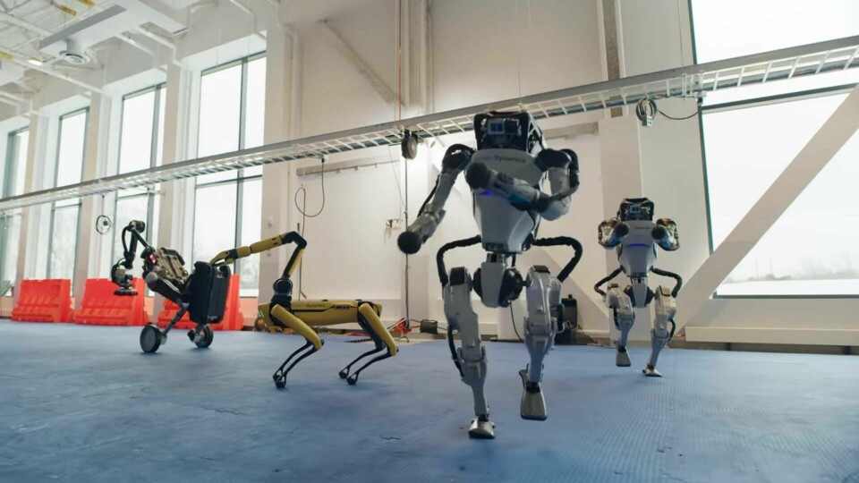 Robotmodellerna Handle, Spot och Atlas från Boston Dynamics Foto: Boston Dynamics/Youtube