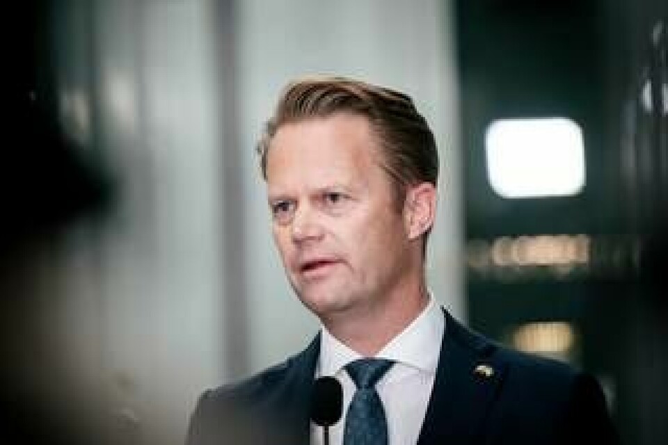 Danmarks utrikesminister Jeppe Kofod. Foto: Emil Helms/Ritzau/TT