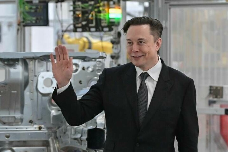 Teslas vd Elon Musk. Arkivbild. Foto: Patrick Pleul/AP/TT
