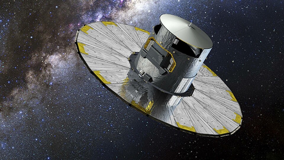 Satelliten GAIA. Foto: ESA / TT Satelliten GAIA. Foto: ESA / TT