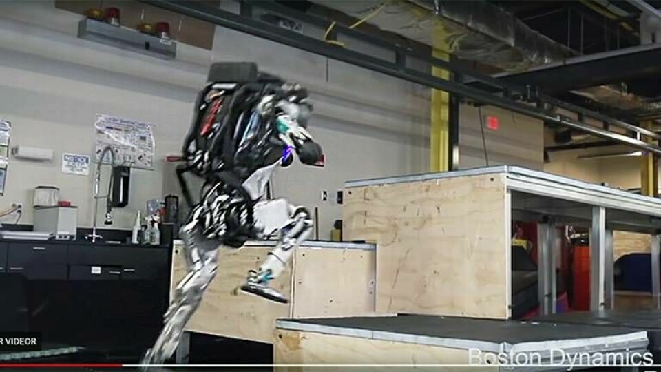 Robot från Boston Dynamics visar upp nya kunskaper. Foto: Boston Dynamics/Skärmavbild YouTube