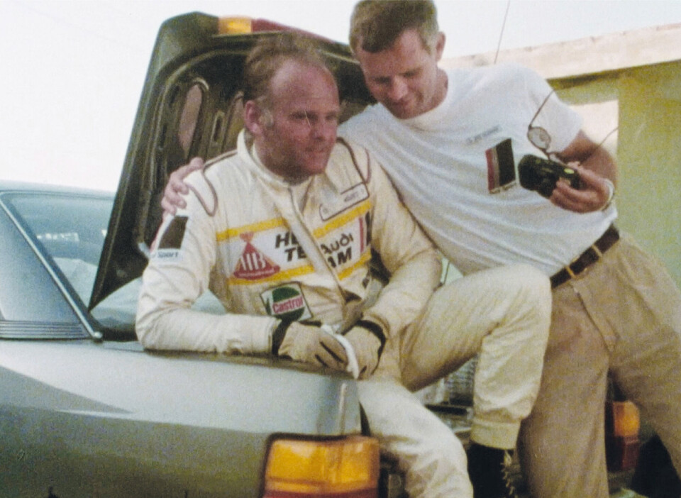 Stig Blomqvist 1984. Foto: Foto: Audi Stig Blomqvist 1984. Foto: Foto: Audi