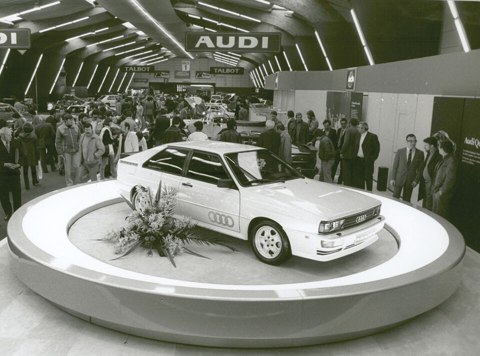 Audi Sport Quattro, gatversionen. Foto: Audi Audi Sport Quattro, gatversionen. Foto: Audi