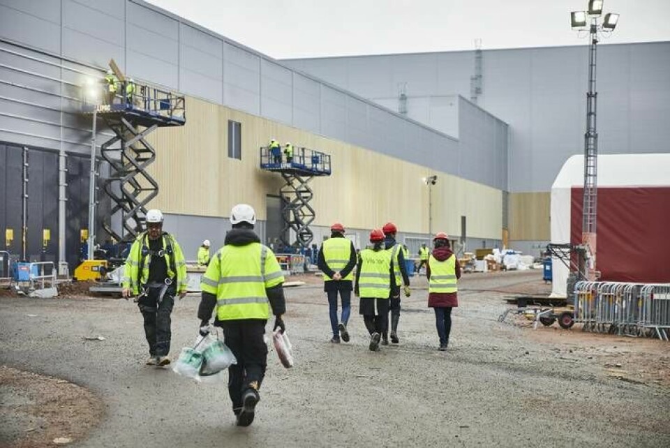 Industrialisringslabbet i Västerås är snart färdigbyggd. Foto: Pia Nordlander
