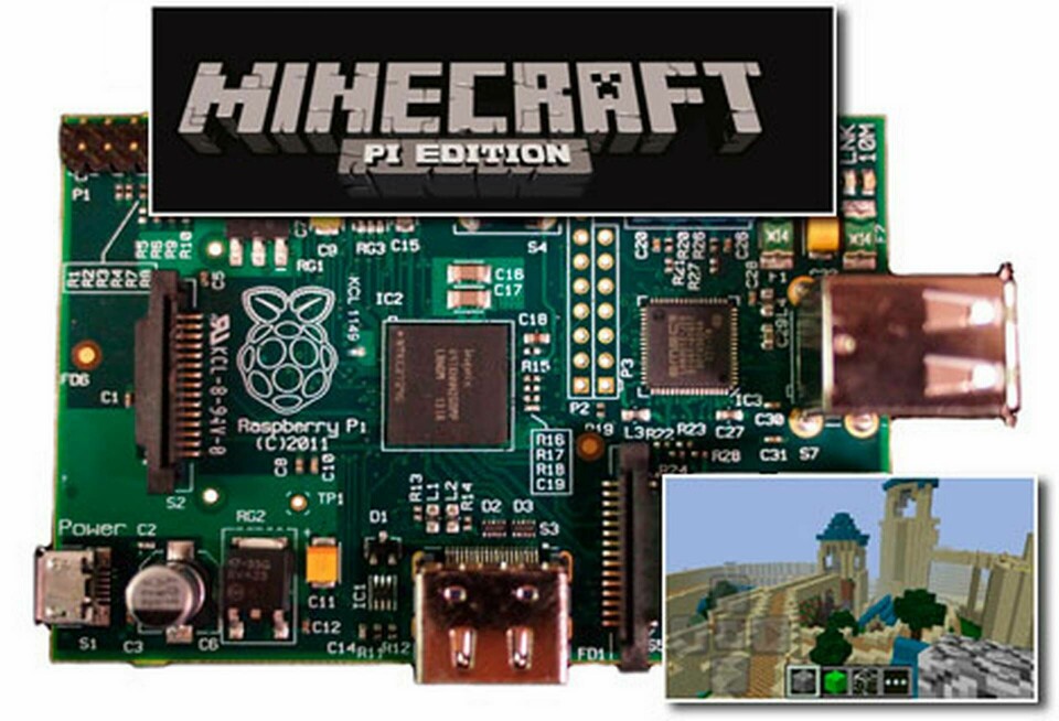Minecraft för Raspberry Pi är en nedbantad variant av mobilversionen Pocket Edition Foto: Mojang & Raspberry Pi