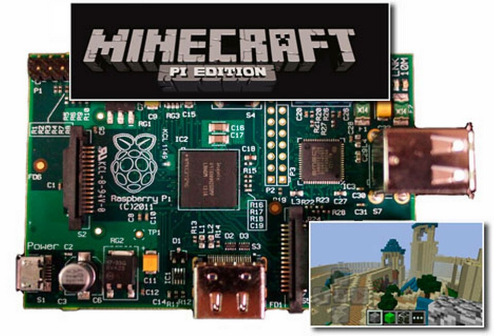 Minecraft för Raspberry Pi är en nedbantad variant av mobilversionen Pocket Edition Foto: Mojang & Raspberry Pi Minecraft för Raspberry Pi är en nedbantad variant av mobilversionen Pocket Edition Foto: Mojang & Raspberry Pi