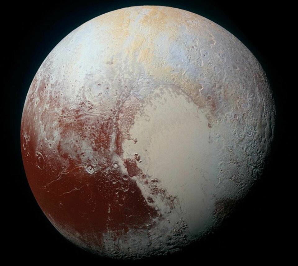 Pluto i färg Foto: NASA/JHUAPL/SwRI