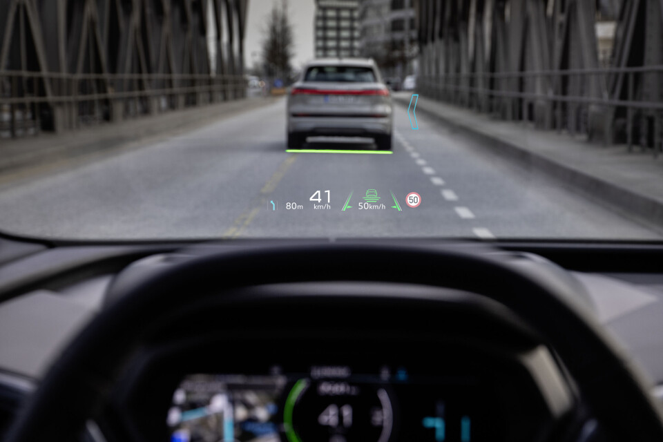 Audi visar upp insidan av sin kommande elbil Q4 E-tron. Den första på MEB-plattformen. Foto: Audi Audi visar upp insidan av sin kommande elbil Q4 E-tron. Den första på MEB-plattformen. Foto: Audi