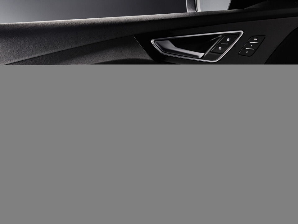 Audi visar upp insidan av sin kommande elbil Q4 E-tron. Den första på MEB-plattformen. Foto: Audi Audi visar upp insidan av sin kommande elbil Q4 E-tron. Den första på MEB-plattformen. Foto: Audi