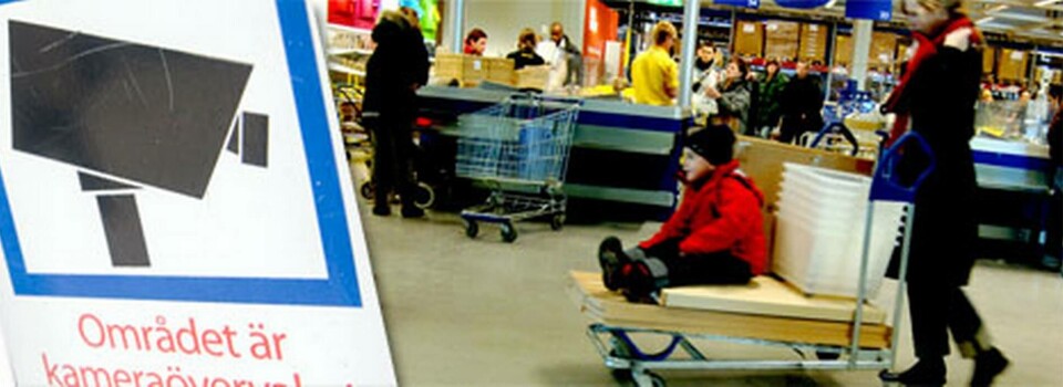 Ikea är ett av företagen som granskats av Datainspektionen. Här använder man kameror för att kunna utreda stölder. Foto: Hasse Holmberg, Leif R Jansson / Scanpix Ikea är ett av företagen som granskats av Datainspektionen. Här använder man kameror för att kunna utreda stölder. Foto: Hasse Holmberg, Leif R Jansson / Scanpix