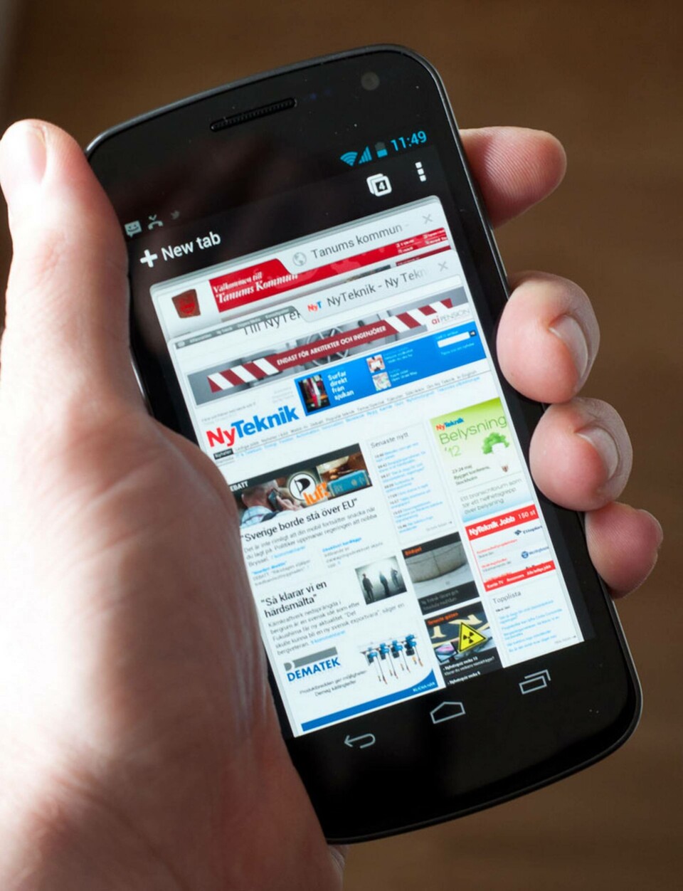 Snabbare sidor med Chrome för Android