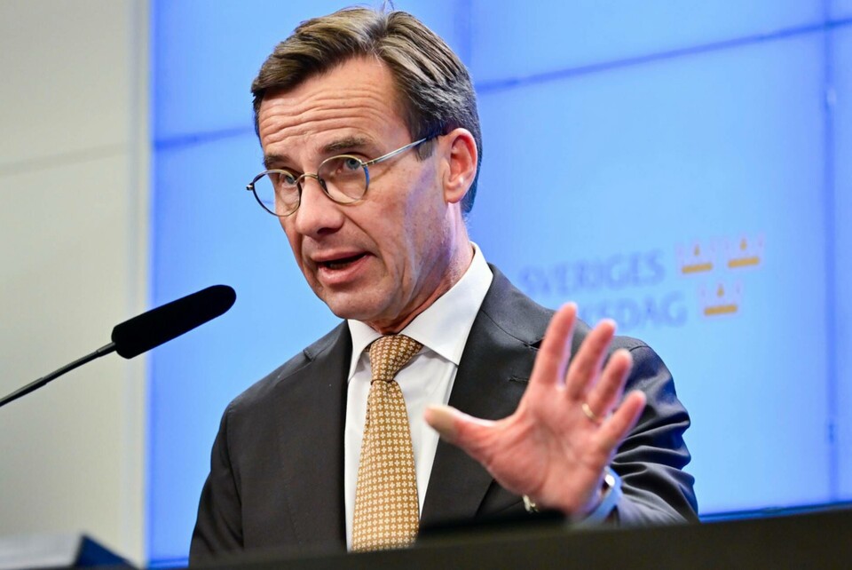 Moderaternas partiledare Ulf Kristersson. Arkivbild. Foto: Jonas Ekströmer / TT Moderaternas partiledare Ulf Kristersson. Arkivbild. Foto: Jonas Ekströmer / TT
