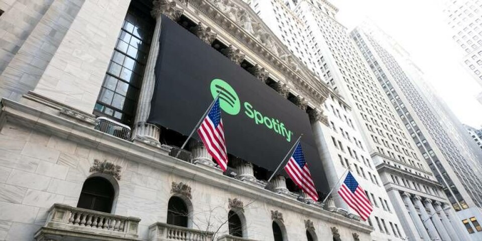 Spotify gjorde succéentré på börsen