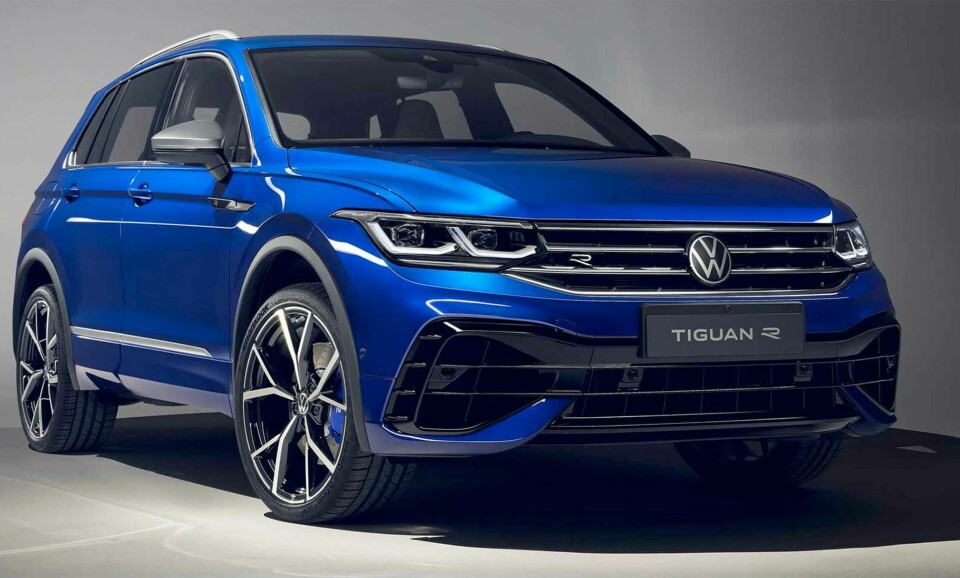I Frankrike räcker bara malus-summan för en VW Tiguan R till att köpa instegsversionen, Tiguan Life. Foto: Volkswagen