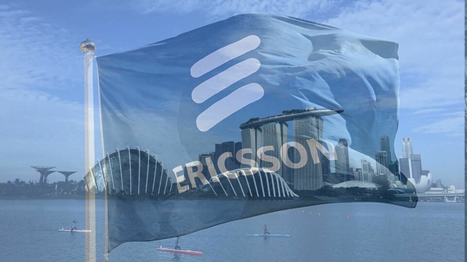Ericsson och Nokia ska båda bygga ut 5G-nät i Singapore. Foto: TT