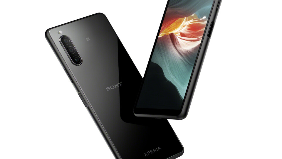Sony Xperia 10 II svart. Foto: Sony Sony Xperia 10 II svart. Foto: Sony