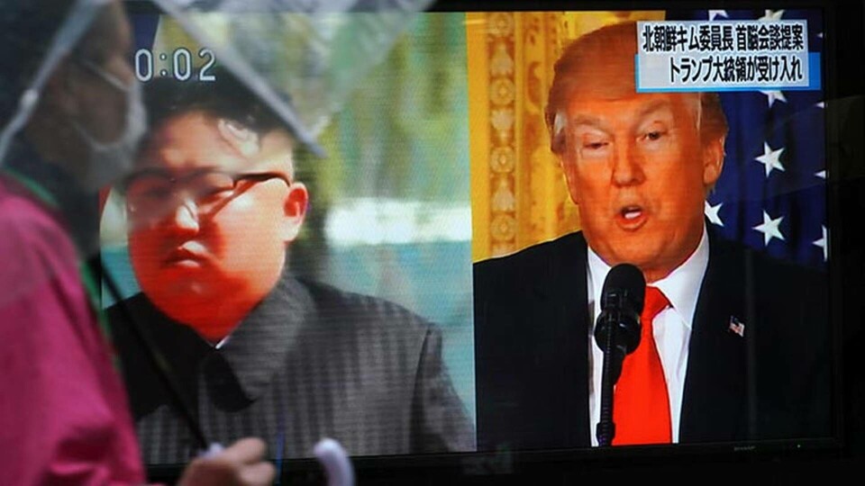 USA:s president Donald Trump ska träffa diktatorn Kim Jong-Un. Foto: TT USA:s president Donald Trump ska träffa diktatorn Kim Jong-Un. Foto: TT
