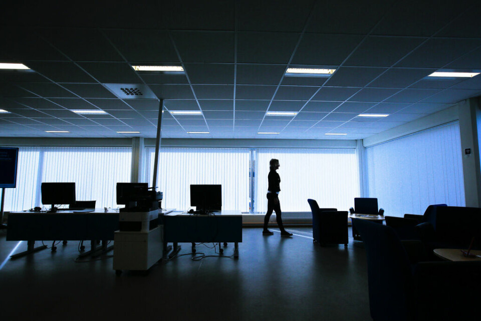 För att spara energi begränsas användandet av luftkonditionering i kontor i Spanien. Foto: Petra Älvstrand/TT