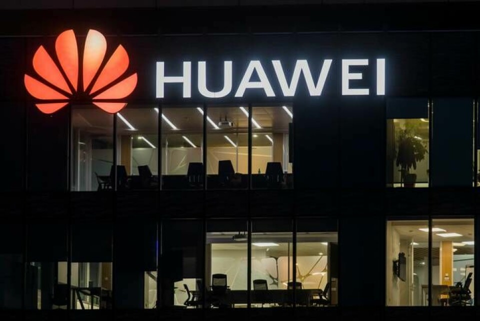 Huawei stängs ute från svenska 5g-näten. Foto: TT