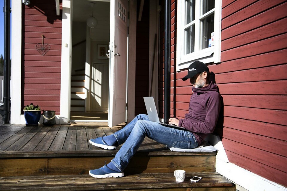 Många har fått jobba hemifrån under våren och sommaren. Foto: Jessica Gow/TT Många har fått jobba hemifrån under våren och sommaren. Foto: Jessica Gow/TT