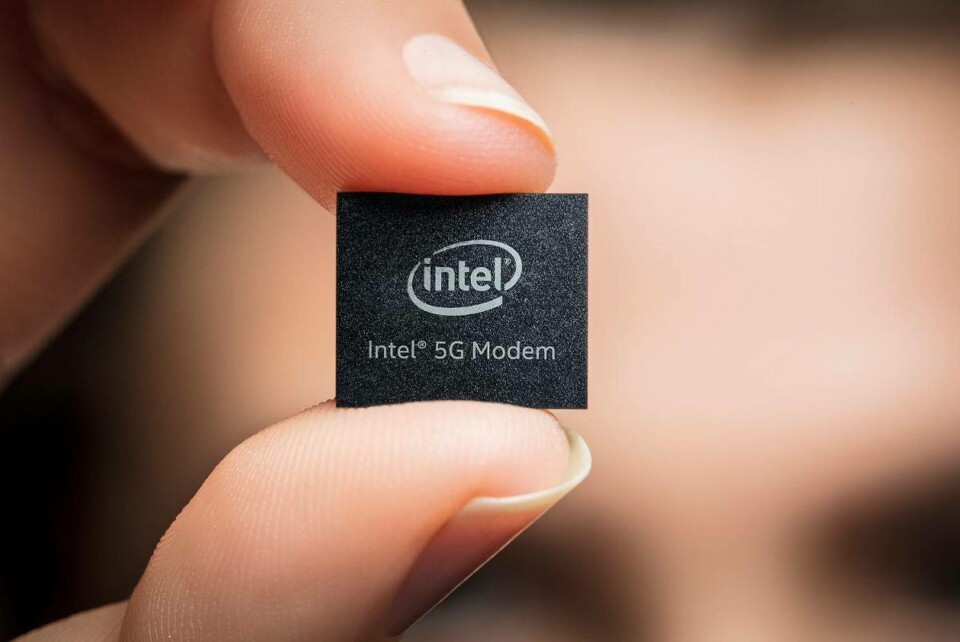 Intel fingrar på framtiden. Foto: Intel Intel fingrar på framtiden. Foto: Intel