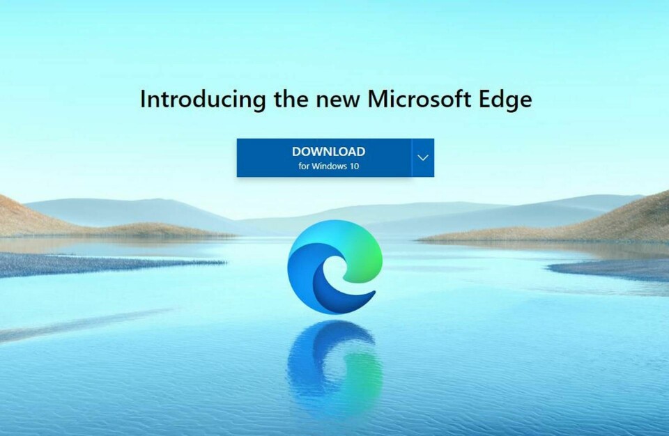 Nya Microsoft Edge har en ny logotyp. Foto: Microsoft