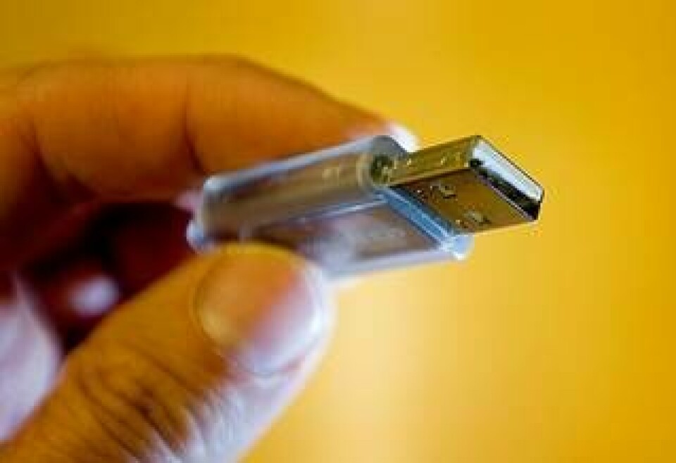 USB-minnen – Släng den. Foto: Scanpix
