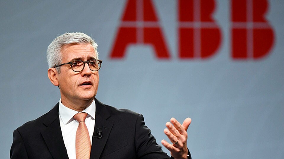 Ulrich Spiesshofer, vd för ABB. Foto: Walter Bieri/Keystone/AP/TT Ulrich Spiesshofer, vd för ABB. Foto: Walter Bieri/Keystone/AP/TT
