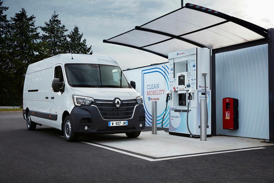 Renault Master ZE med bränsleceller som räckviddsförlängare. Foto: Renault Renault Master ZE med bränsleceller som räckviddsförlängare. Foto: Renault