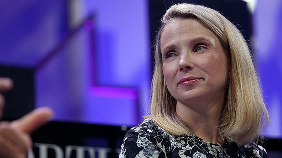 Marissa Mayer, avgeånde vd för Yahoo. Foto: Polaris Images / IBL Marissa Mayer, avgeånde vd för Yahoo. Foto: Polaris Images / IBL