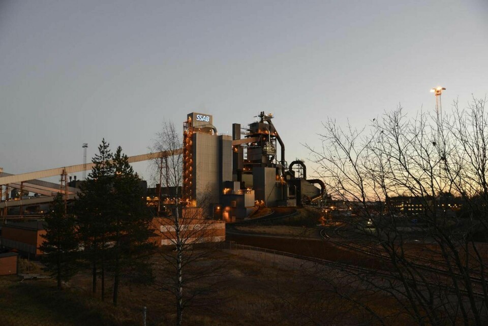 Masugnen är själva hjärtat i stålproduktionen. Och den hos SSAB i Luleå är landets största. Foto: Tomas Jönsson