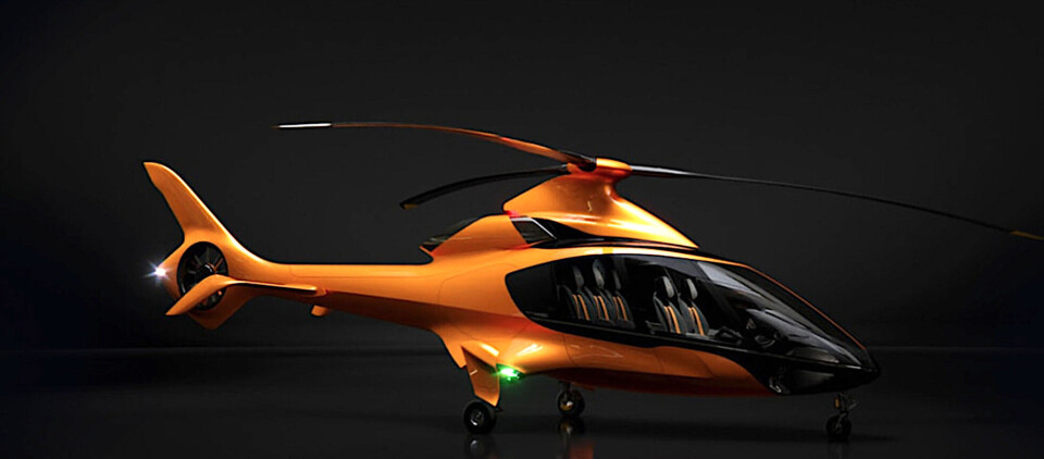 Hill Helicopters kommande modell HX50. Foto: Hill Helicopters Hill Helicopters kommande modell HX50. Foto: Hill Helicopters