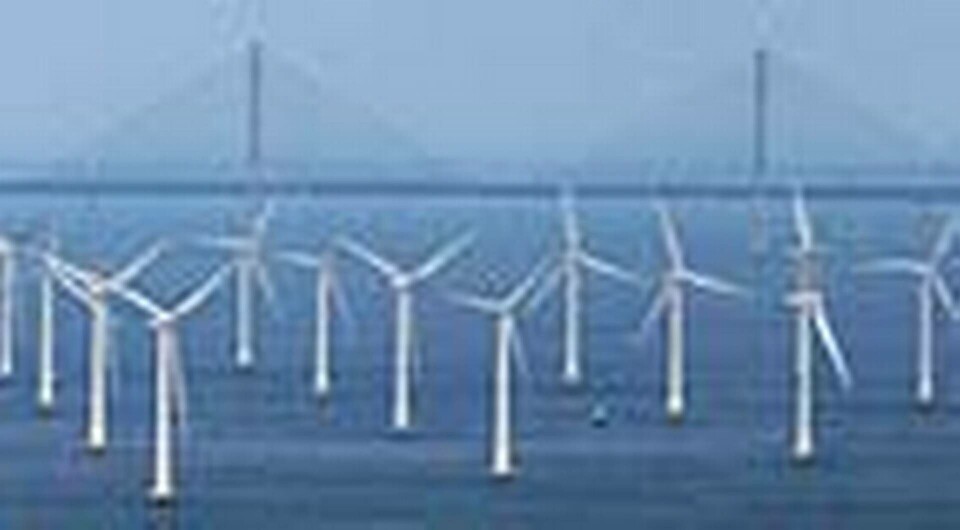 Lillgrund med Öresundsbron i bakgrunden Foto: flygfotot.se - Anders Kjellberg Lillgrund med Öresundsbron i bakgrunden Foto: flygfotot.se - Anders Kjellberg