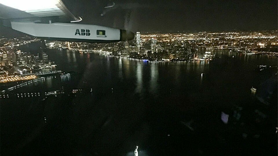 Solar Impulse anländer New York. Foto: All Over Press