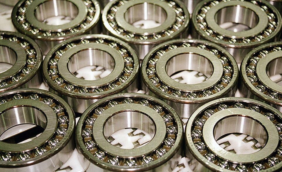 Kullager från SKF. Foto: TT Kullager från SKF. Foto: TT
